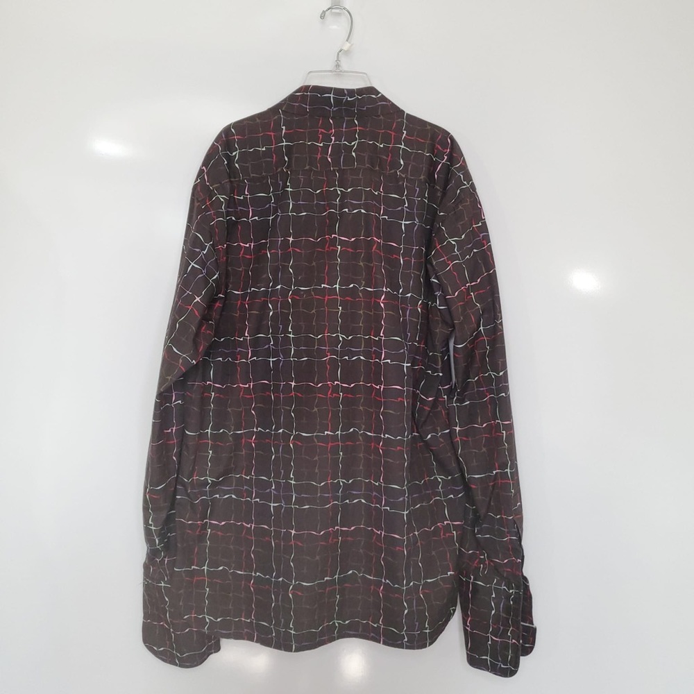 Ted Baker Men’s Button-Down Brown Pattern Shirt - image 2